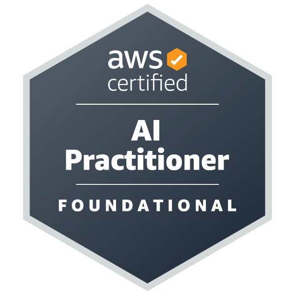 AWS Certified AI Practitioner — Amazon Web Services, May 2026